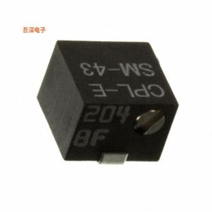 43TW501 OHM 0.25W OhmsTRIMMER LEAD TOP 500
