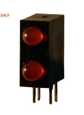 QLA694B-2I |红色（x 2） CBI 3MM BI-LVL RED DIFF RA