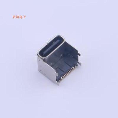 918-418K2023S40008 |双包壳有柱LCP黑胶USBSMD