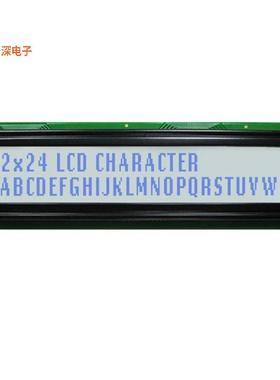 NHD-0224AZ-FSW-GBW |48.0LCD MOD 48DIG 24X2 TRANSFLCT WHT