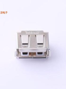 USB-AF-DIP-154-HW-S |USBA TYPE DIP90度短体插座G/F