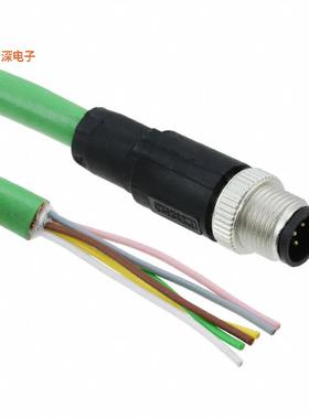 1507065 |插座CIRC CBL 5POS RCPT TO WIRE 6.56'