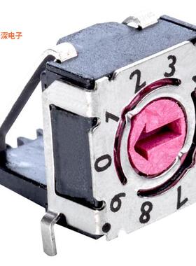 P36SMT 801L508TR |BCDSWITCH ROTARY DIP  BCD 10POS SLO