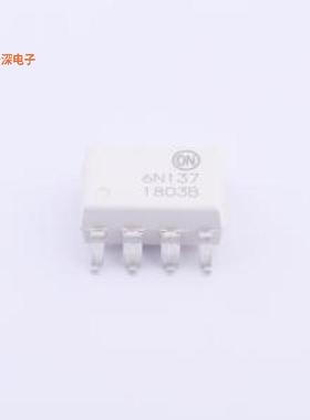 6N137SDM |原装SOP-8-2.54mmOPTOISO 5KV OPEN COLLECTOR 8-SMD
