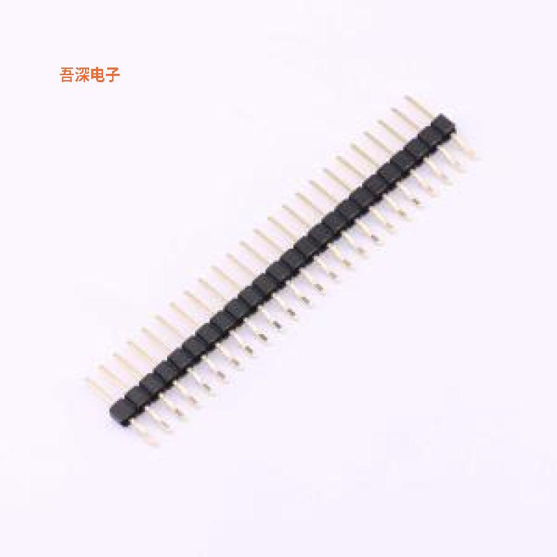 X6511WRS-24H-C60D48 |(X6511)2.54单排单塑排针SMD,P=2.54mm