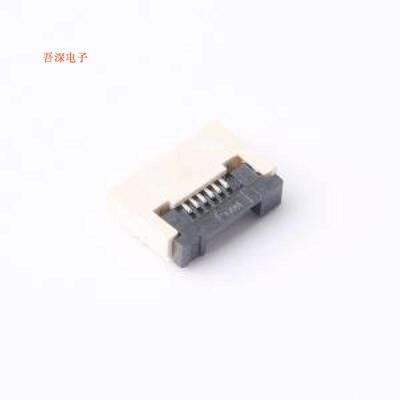 ZX-0.5FPC-2H-QFX6P |原装SMD,P=0.5mm,卧贴FFC/FPC