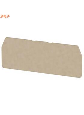 1776090000 |端板，导轨型CONN TERM BLK END PLATE RAIL BG