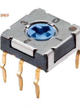 RDS-4S-7229-C-CR |BCDSWITCH ROTARY DIP BCD 0.1A 50V