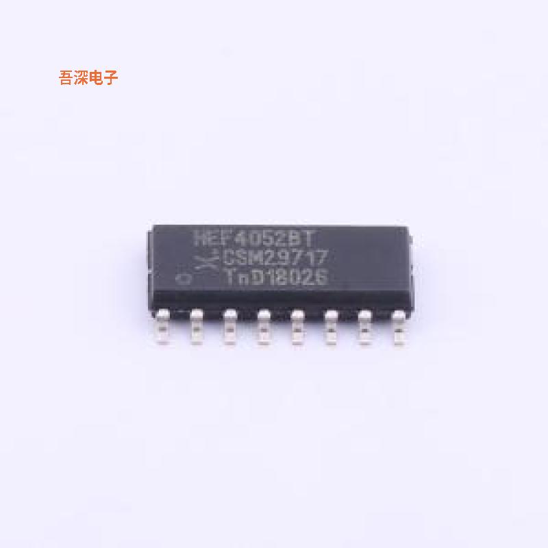 HEF4052BT,653 |原装SOIC-16IC SWITCH SP4T X 2 155OHM 16SO
