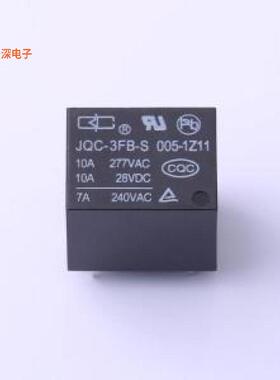 JQC-3FB-S/005-1Z11|原装插件,15.3x19mm功率继电