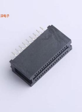 HED38LP03BK |原装插件,P=1.27mm金手指