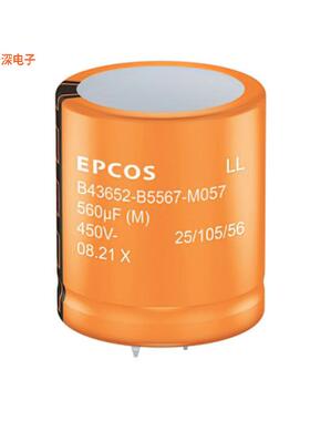 B43652C5397M050 |原装全新CAP ALUM 390UF 20% 450V SNAP TH