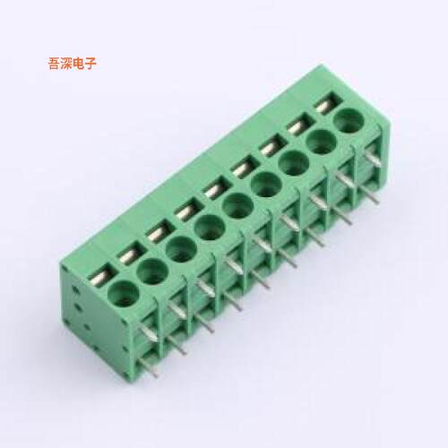 MX205R-5.0-09P-GN01-Cu-A |原装弯插,P=5mm弹簧式