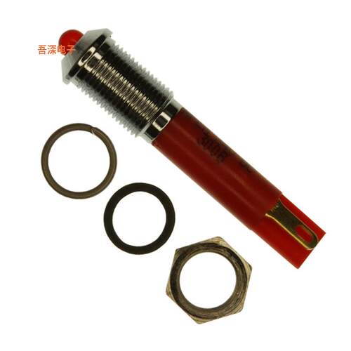 Q6P1CXXR24E |INDICATOR 24V 6MM PROMINENT RED