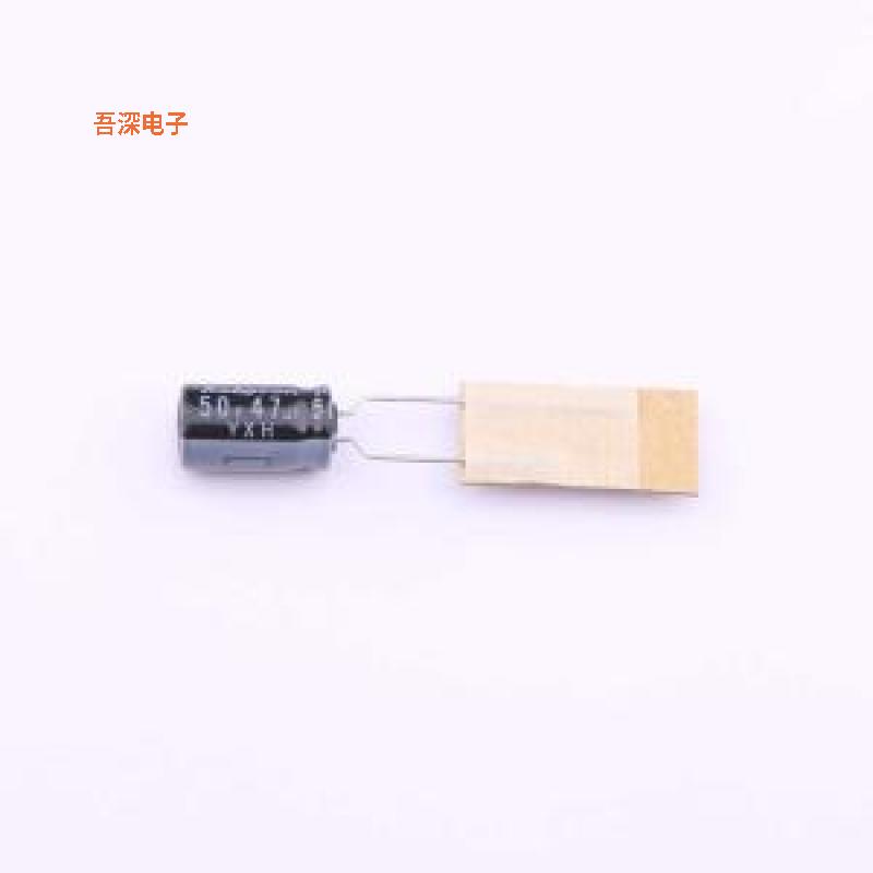 50YXH47MEFC TA6.3X11 |原装插件,D6.3xL11mm直插铝电解