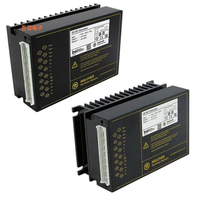 HRL2320-9RG |封闭式DC/DC CONVERTER 2X12V 144W