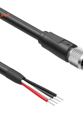 10-04136 |插座CIRC CBL 3POS RCPT TO WIRE 9.84'