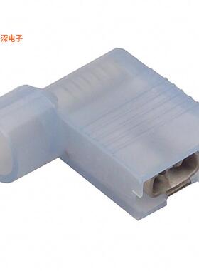 0190070030 |成角度 - 90°，旗形CONN QC RCPT 14-16AWG 0.187