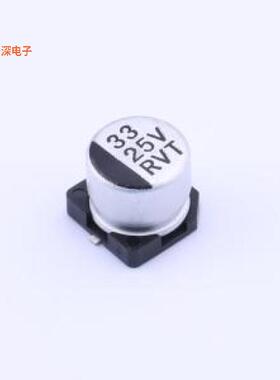 RVT1E330M0605 33UF 25V |原装SMD,D6.3xL5.4mm贴片型铝电解