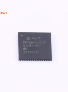 PIC32MX470F512H-I/MR 原装|正品QFN-64(9x9)