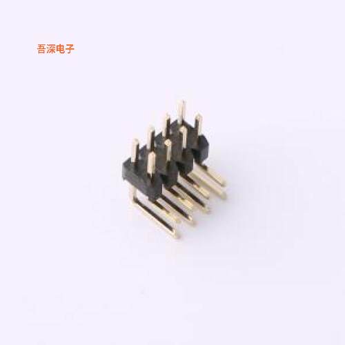 XDZ200-2-04-W-2.0-G1 |整针镀金 1U排针弯插,P=2mm