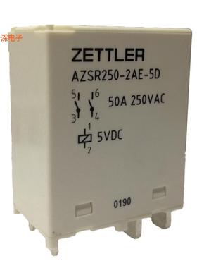 AZSR250-2AE-12D |通孔RELAY EV CHG SOLAR DPST 55A 12V