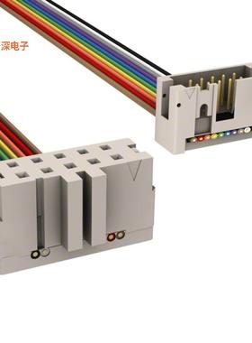 M3TKK-1036R |插口至插头IDC CABLE - MSD10K/MC10M/MPK10K
