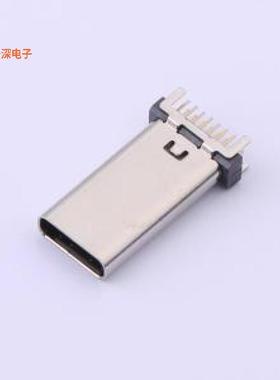 918-648K2027E30011 |USBTYPE-C母座 立式 16PIN 18.5