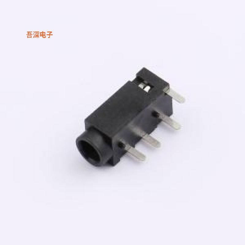 HC-PJ-320A |耳机座 PJ-320A 插件黑色音频(耳机)插件