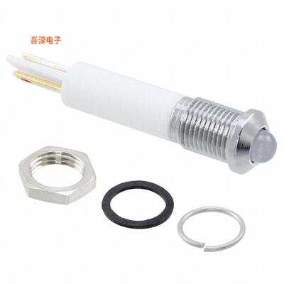 Q8P1CXXW12E|INDICATOR 12V 8MM PROMINENT WH