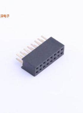 X1321FV-2x08-C43D24 |排母下针D2.4mm,U型,6T料,Au足1u