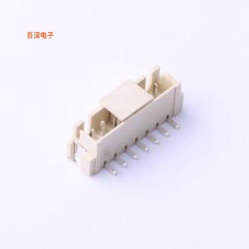 WAFER-254L-7P |线对板针座1x7P 间距:2.54mm 立贴 加盖