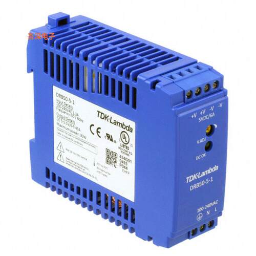 DRB50-5-1 |原装全新AC/DC DIN RAIL SUPPLY 5V 30W
