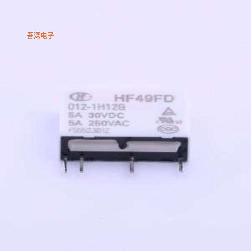 HF49FD/012-1H12G |原装SIP,5x20mm功率继电器