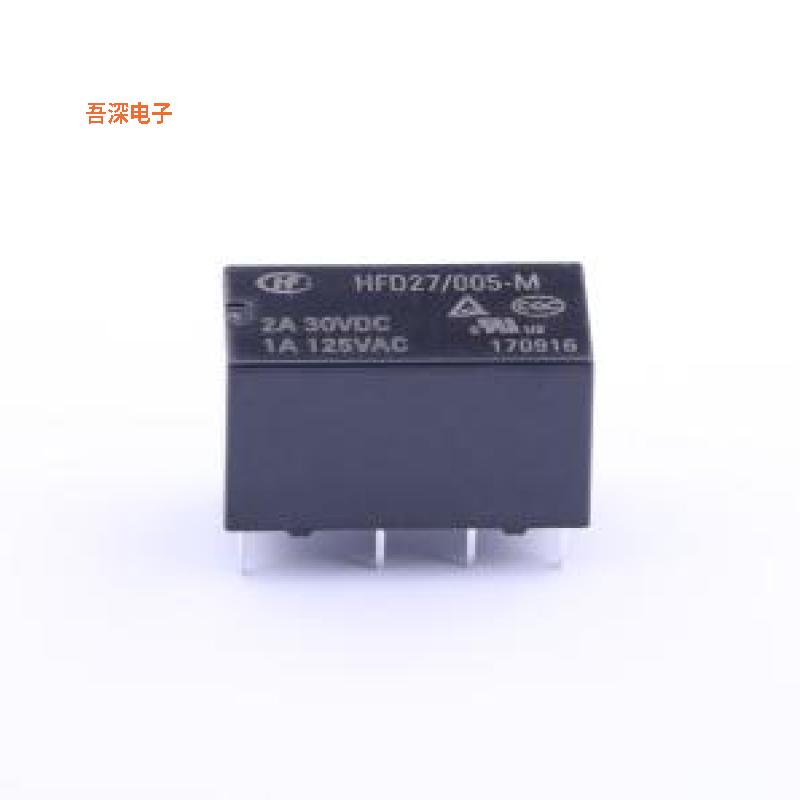 HFD27/005-M |原装DIP,10x20.2mm信号继电器