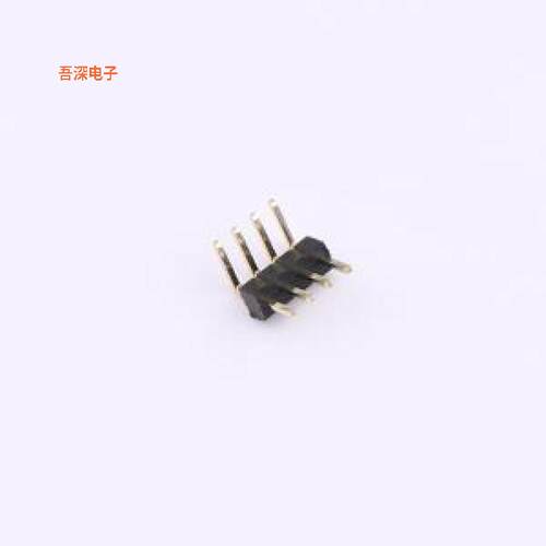 HX PZ1.0-1x4P WZ-AM |原装弯插,P=1mm排针