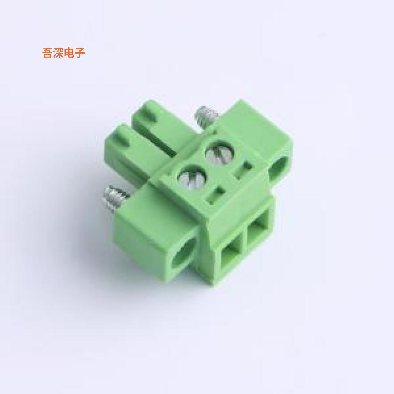 XD15EDGKM-3.81-2P-V |原装插件,P=3.81mm插拔式接线