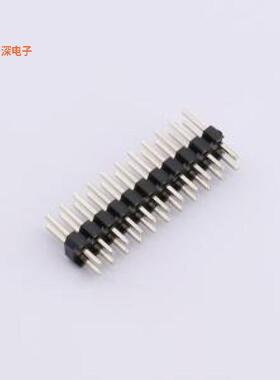 PZ200V-12-22P |排针2.00mm间距 直插 2x11位排针插件,P=2mm