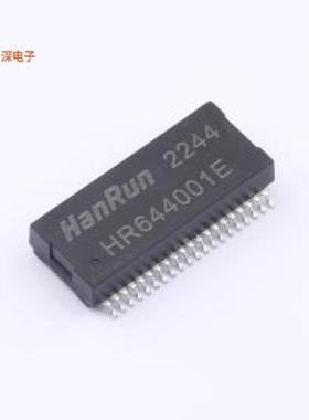 HR644001E |原装SMD-40P,28x11.9mm网口变压器