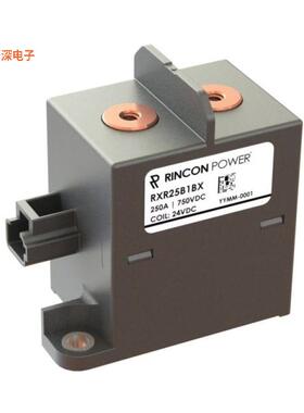 RXR25B1BX|底座安装250A DC Contactor, 750V, Botto