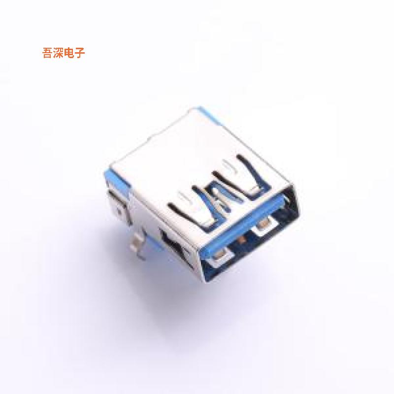 U30-01D |插件卧式 无卷边 3.0 USBUSB插件