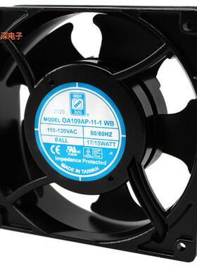 OA109AP-11-1WB |115VACFAN AXIAL 120X38MM 115VAC WIRE