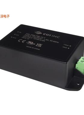 PSK-70E-12-T |封闭式AC-DC, 70 W, 12 VDC, SINGLE OUTP