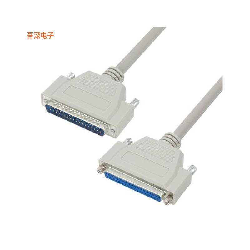 CSMN37MF-1 |插座，母型插口CABLE DB37M/F MOLDED 1'