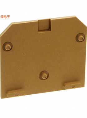 0303620000 |端板，导轨型CONN TERM BLK END PLATE RAIL YLW