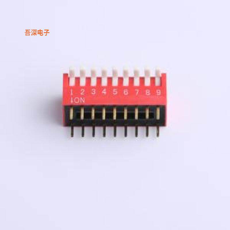 DP-9-R-T |DPL直插侧拨拨码插件,P=2.54mm