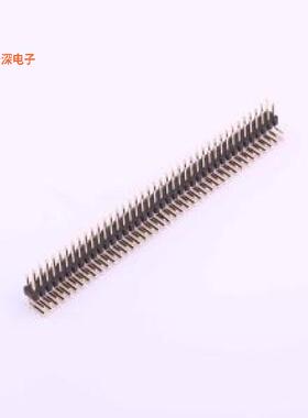 X6521WR-2x40H-C60D30|高镀金 抗氧化排针弯插,P=2.54m