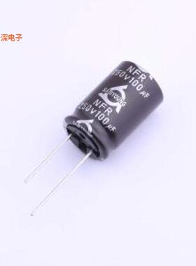 NFR 250V100 16*25 |原装插件,D16xL25mm直插铝电解