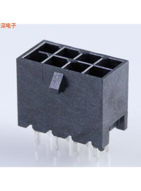 2068320801|原装插件CONN HEADER VERT 8POS 3M