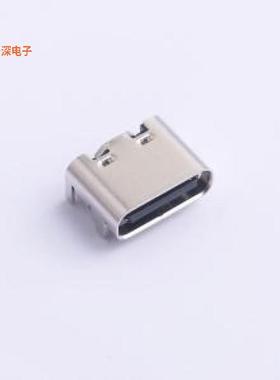 HC-TYPE-C-16P-01M |USB90°贴片 长度6.5 三次molding